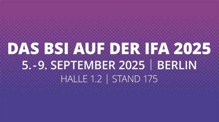 BSI auf der IFA 2025